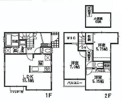 Floor plan. (1 Building), Price 47,800,000 yen, 3LDK, Land area 80 sq m , Building area 82.38 sq m