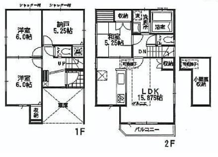 Floor plan. (4 Building), Price 54,300,000 yen, 4LDK, Land area 81.24 sq m , Building area 97.3 sq m