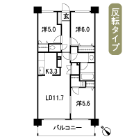 Floor: 3LDK + WIC, the occupied area: 70.15 sq m, Price: 36,900,000 yen, now on sale