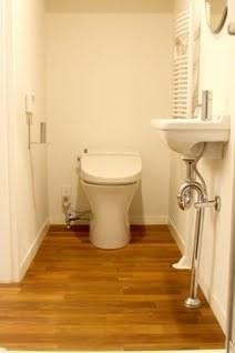 Toilet. Toilet room clean in tankless