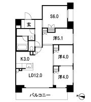 Floor: 3LDK + S, the occupied area: 71.74 sq m, Price: TBD