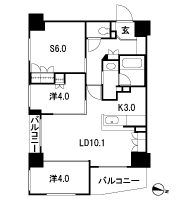 Floor: 2LDK + S, the occupied area: 60.54 sq m, Price: TBD