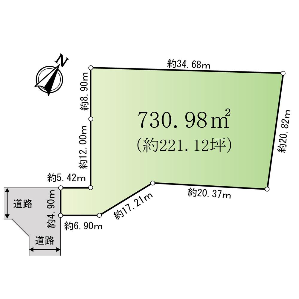 Compartment figure. Land price 228 million yen, Land area 780.98 sq m