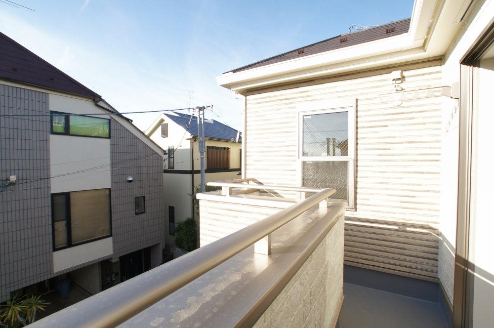 Balcony. It will be spacious balcony. 