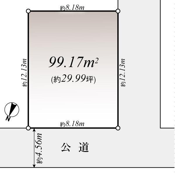 Compartment figure. Land price 75 million yen, Land area 99.17 sq m