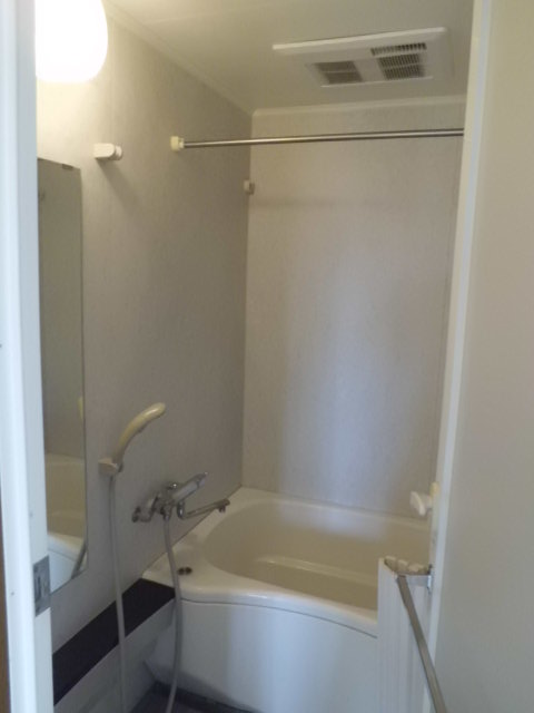 Bath. Ease your laundry on a rainy day with a bathroom dryer