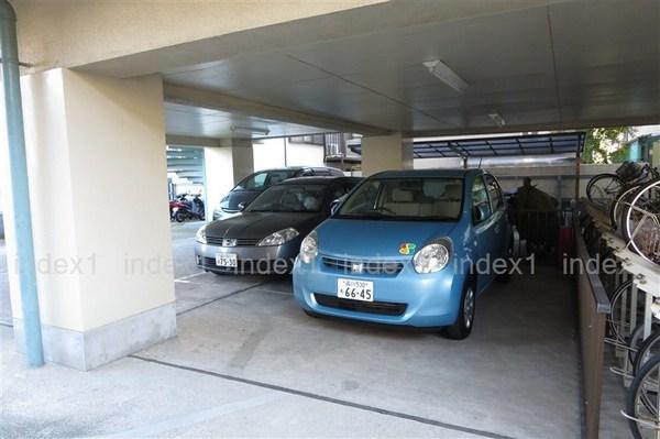 Parking lot. Flat parking