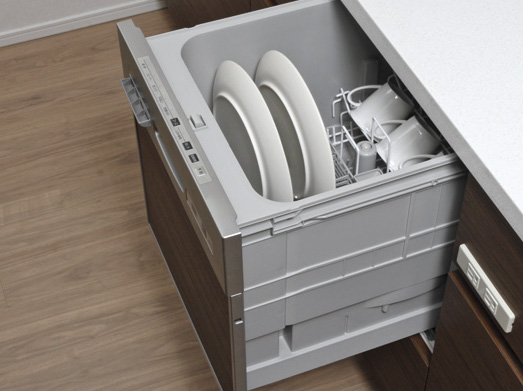 Kitchen.  [Dish washing and drying machine] Built-in dishwashing dryer. It helps the daily chores at the convenience of the specialist to dryness and excellent detergency. Also it is economical because there is also a water-saving effect.