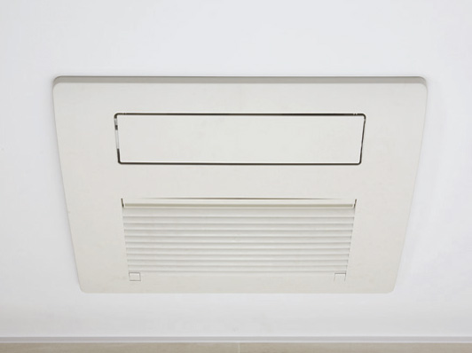 Bathing-wash room.  [Bathroom heating dryer] Mold prevention of bathroom, Drying of laundry on a rainy day, Useful, for example, cold day bathroom of preliminary heating of.