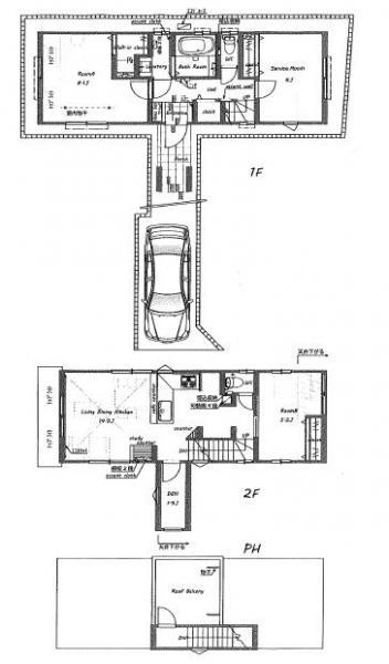 Floor plan. 60,800,000 yen, 2LDK+S, Land area 94.6 sq m , Building area 87.21 sq m