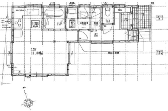 Floor plan. 58,800,000 yen, 3LDK, Land area 72.52 sq m , Building area 71.63 sq m 1 archive Floor plan