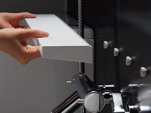 Bathing-wash room.  [Pica Slim counter to take] Easy to dirt, The groove and the back side of the care is troublesome counter, You can clean up every nook and corner is easily removed.