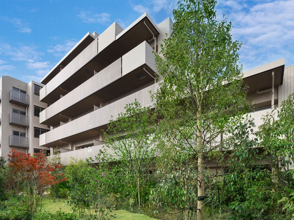 Shared facilities.  [Create a rich green glossy landscape] By applying the extensive planting on site, We care so that you can more familiar and enjoy the scenery of moisture some green. (Exterior photos)