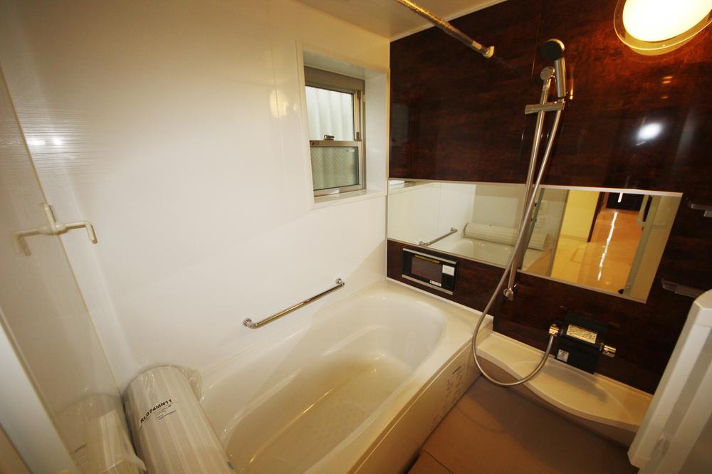 Bathroom. Bathroom TV with