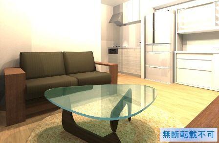 Living. ~ It is in a new interior renovation. 2014 January 24, scheduled to be completed ~ Your preview is possible at any time. The field situation, There is the case that specifications may be changed. top floor, Exposure to the sun ・ View is good. Pet breeding Allowed (bylaws Yes).