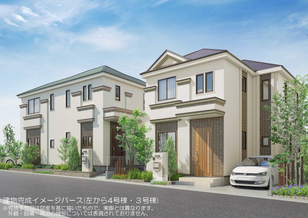 Rendering (appearance). Building complete image Perth (3 ・ 4 Building)