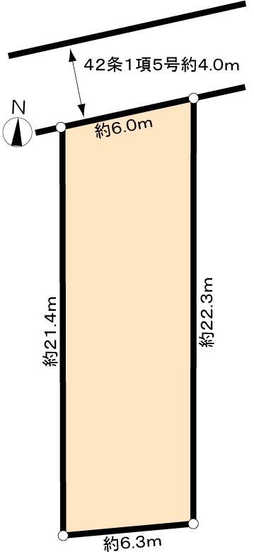 Compartment figure. Land price 89,800,000 yen, Land area 144.03 sq m