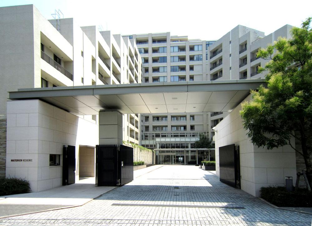 Entrance. Front door of security enhancement 24-hour security guards stationed
