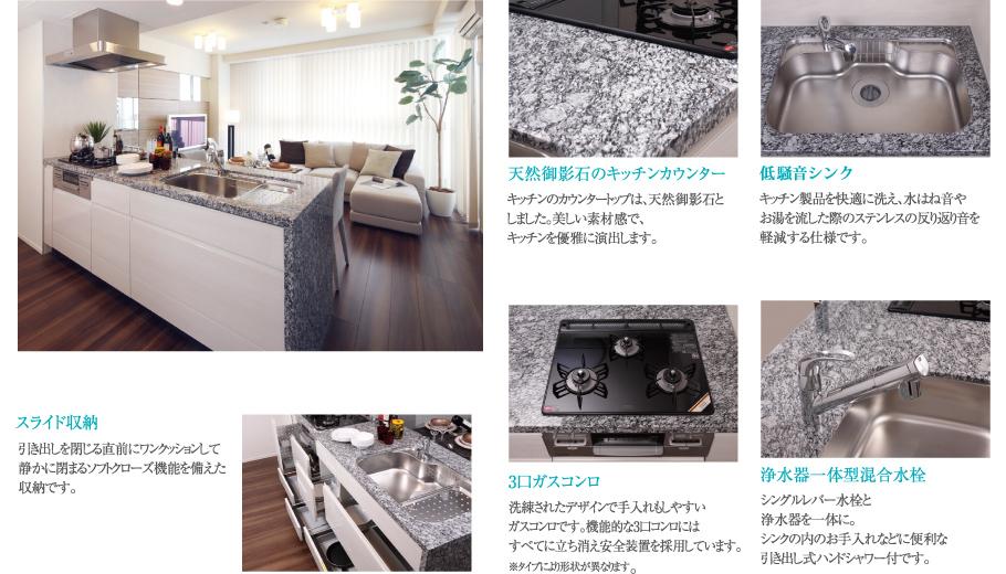 Kitchen. Face-to-face kitchen water purifier installation