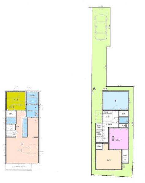Floor plan. 59,800,000 yen, 3LDK+S, Land area 96.23 sq m , Building area 90.25 sq m floor plan