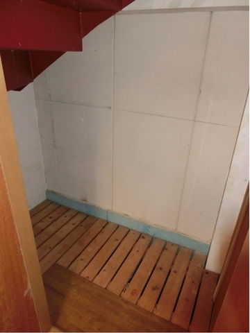 Receipt. 1F stairs under storage