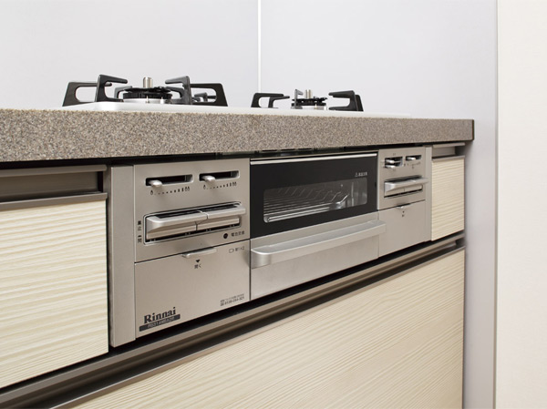 Kitchen.  [Mizunashi both sides grill with a temperature control function] Adopt unnecessary grill water was needed, such as suppressing the smoke. Since the temperature can be adjusted, You can use it in cooked of your choice.