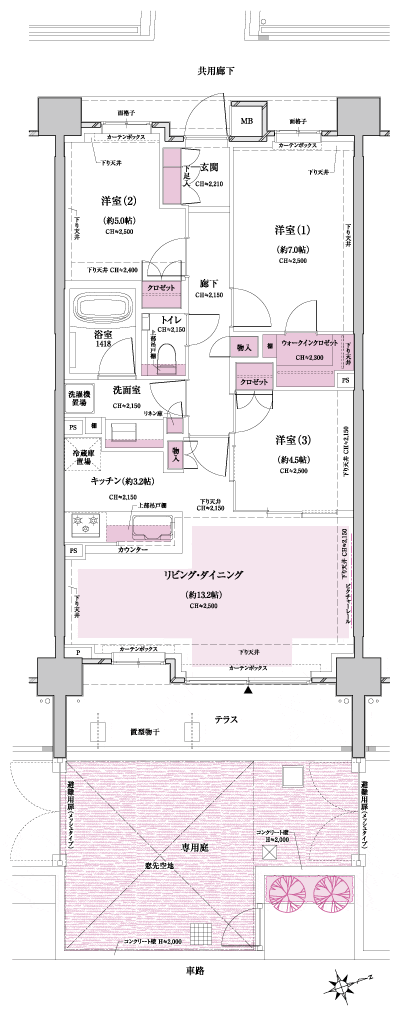 Floor: 3LDK + WIC, the occupied area: 72.98 sq m, Price: 49,300,000 yen, now on sale