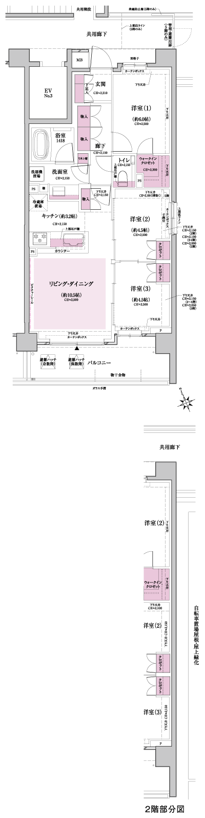 Floor: 3LDK + WIC, the occupied area: 67.01 sq m, Price: TBD