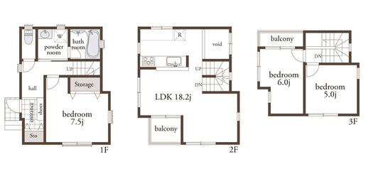 Other building plan example. Building Reference Plan 2 17.6 million yen