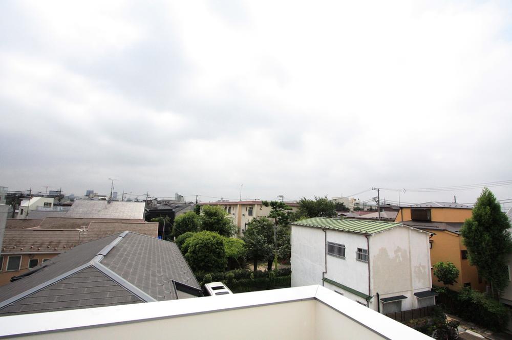 View photos from the dwelling unit. The view from the roof bar balcony (south direction).