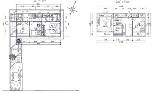Other. C House Total floor 94.40 square meters 4LDK / 70,400,000 yen (tax included) Floor plan