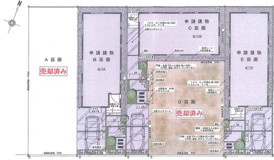 Cityscape Rendering. General plot plan