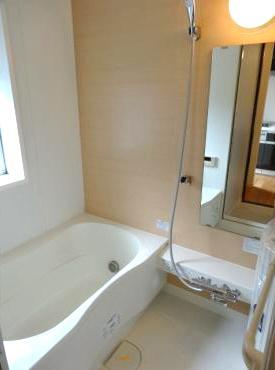 Bathroom. System kitchen of the thermo-shower faucet