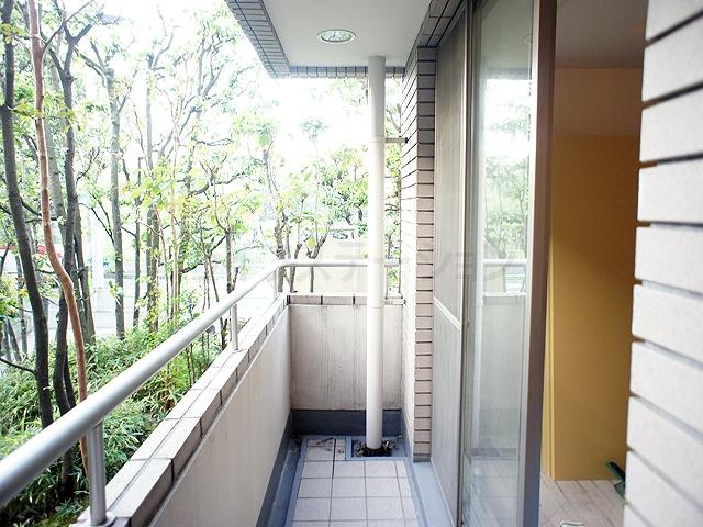 Balcony. It is very green is often.