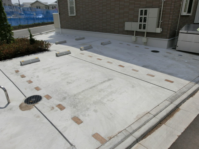 Parking lot. Parking space is