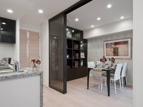 A state in which Akehana' the sliding wall