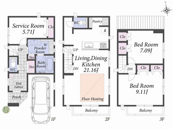 Floor plan. Floor plan B Building