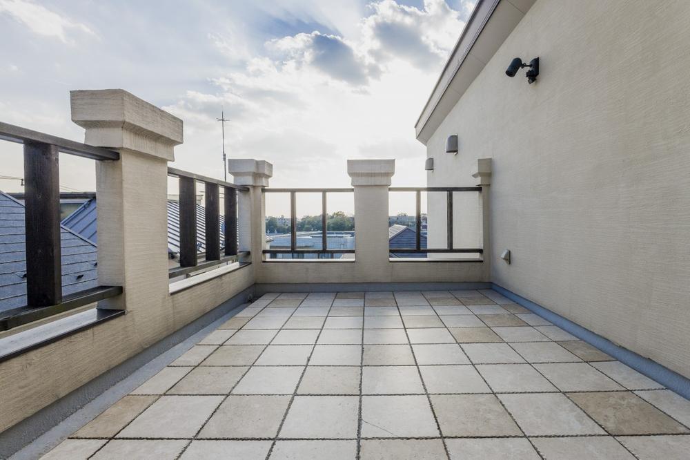 View photos from the dwelling unit. View from the roof balcony, Offer even Mount Fuji on a clear day. Also seen fireworks of the Tama River. 