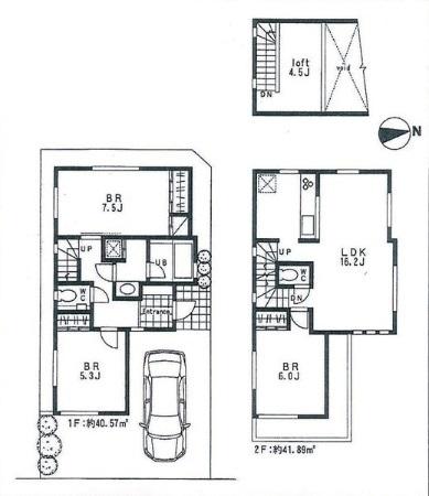 Building plan example (floor plan). Building plan example