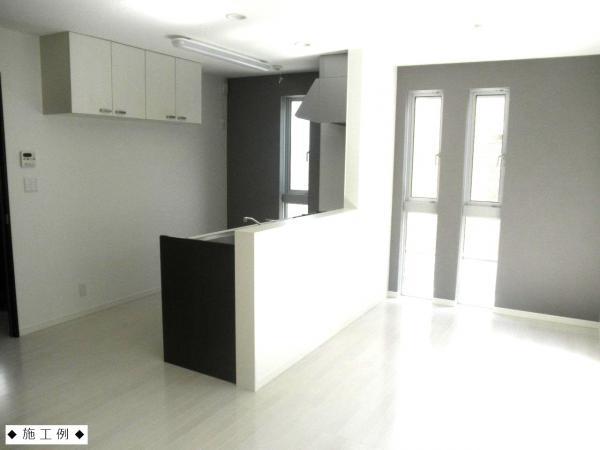 Building plan example (introspection photo). Living example of construction