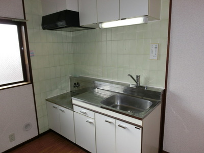 Kitchen. Gas stove is installed Friendly Kitchen