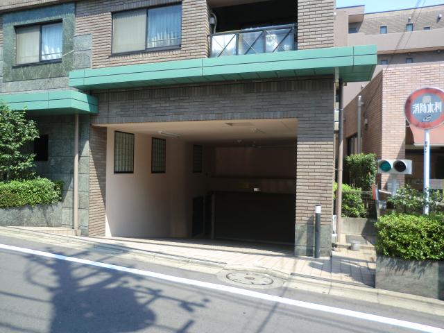 Parking lot. Common areas