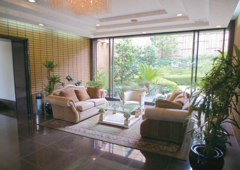 lobby. Lobby with calm luxury