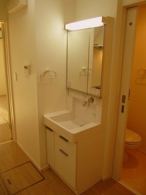 Washroom. Separate vanity