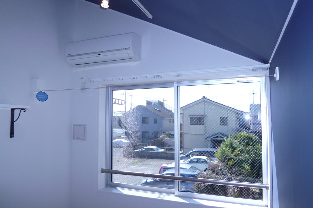 Other room space. Hanging shelf