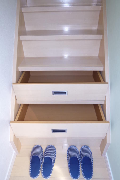 Receipt. Stairs storage