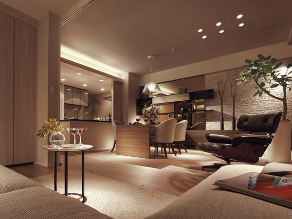 Interior.  [living ・ dining] (Model Room K-BDg type)