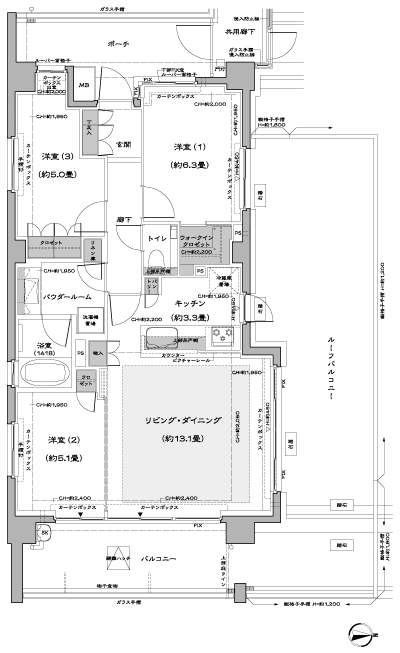 Floor: 3LDK + WIC, the occupied area: 72.78 sq m, Price: TBD