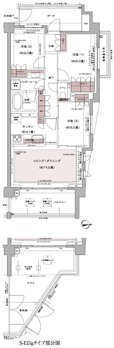 Floor: 3LDK, occupied area: 69.81 sq m, Price: TBD