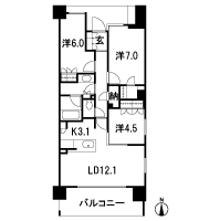 Floor: 3LDK + N + WIC, the occupied area: 74.13 sq m, Price: TBD